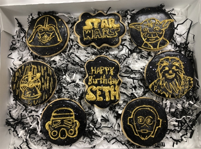 Star Wars Birthday Cookies